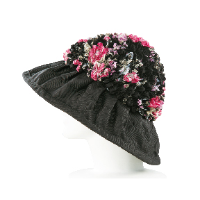写真：【販売終了】有松絞りのふんわり花柄帽子